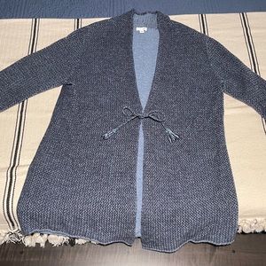 Beautiful J. Jill tie tunic length sweater